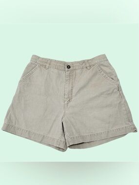 Vintage 90s Patagonia Canvas Denim Stand Up Hiking Shorts 5” Mens 34 Tan